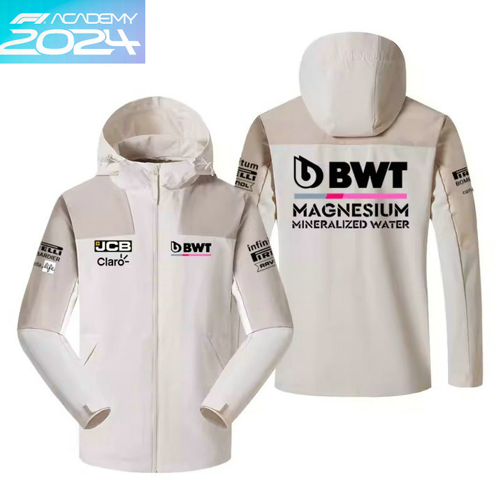 2024 Veste BWT Racing Point F1 Team Capuche Coupe-vent Homme